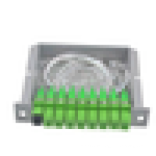 Tipo de inserção 1x8 plc divisor de fibra óptica FTTH divisor de tipo cassete com SC APC fibra ótica pigtail